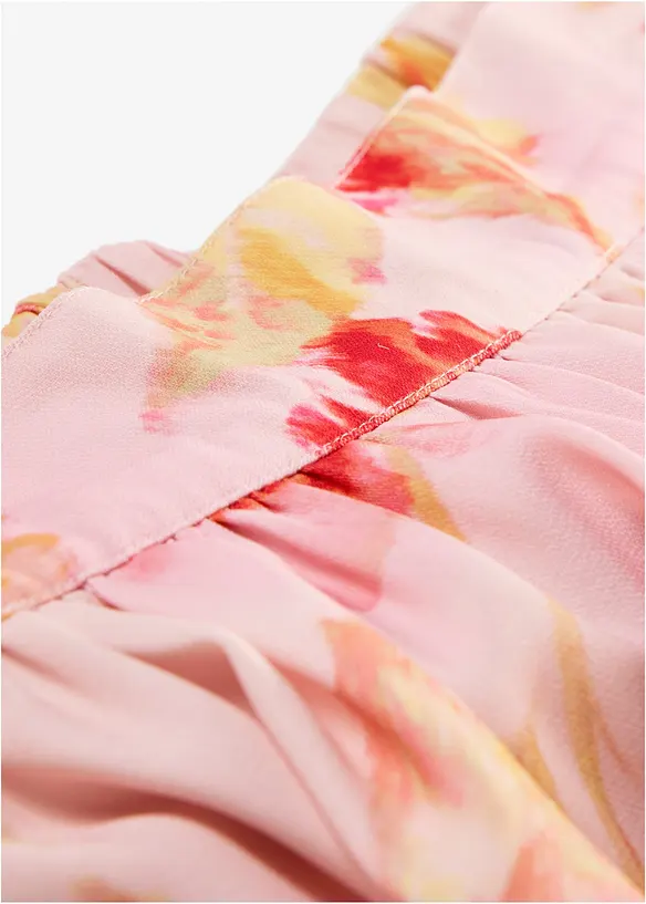 Jupe longue en cr&ecirc;pe l&eacute;ger, bonprix