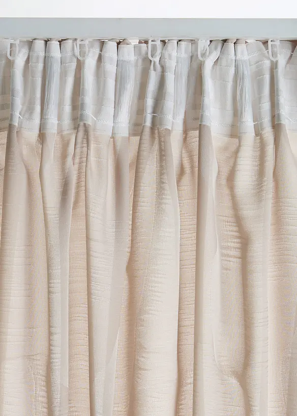 Rideau jacquard &agrave; motif moderne (1 pce), bonprix