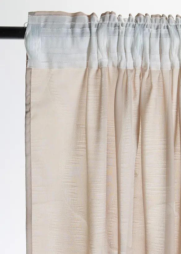 Rideau jacquard &agrave; motif moderne (1 pce), bonprix