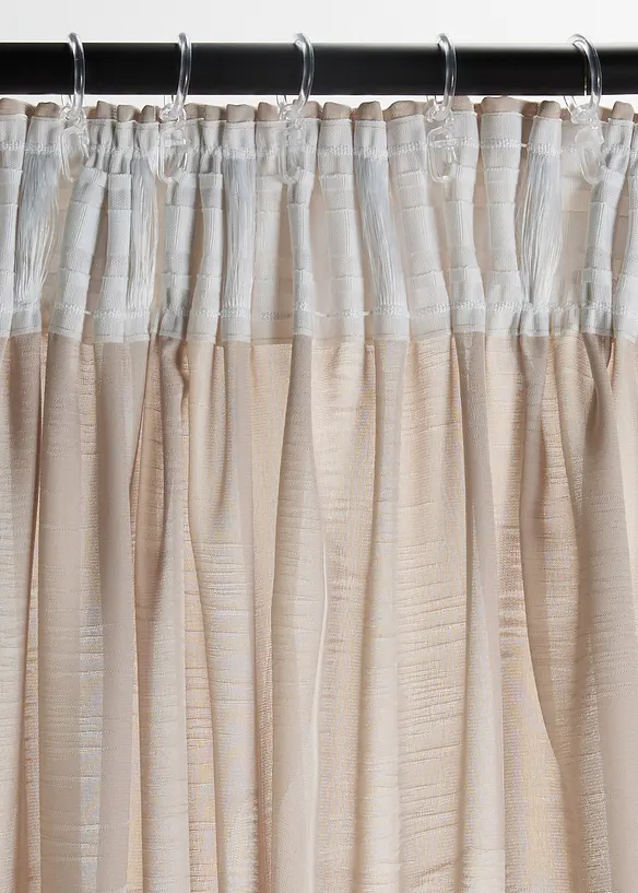 Rideau jacquard &agrave; motif moderne (1 pce), bonprix