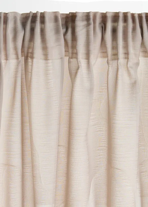 Rideau jacquard &agrave; motif moderne (1 pce), bonprix