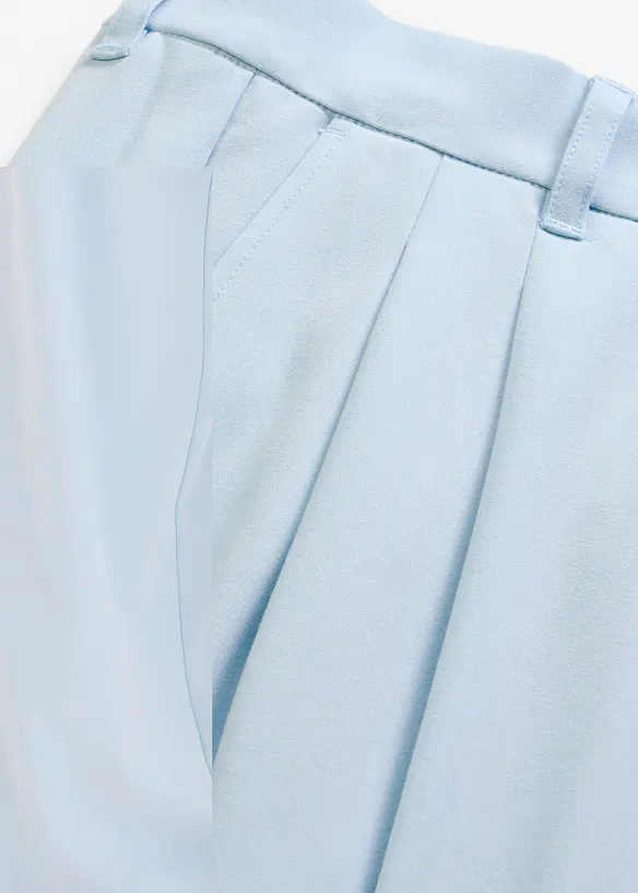 Pantalon large &agrave; pinces, bonprix