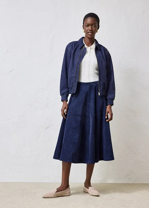 Jupe en cuir, bonprix