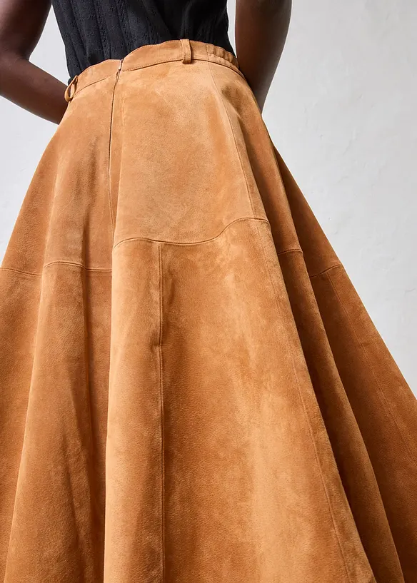 Jupe en cuir, bonprix