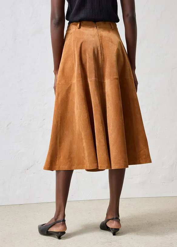 Jupe en cuir, bonprix