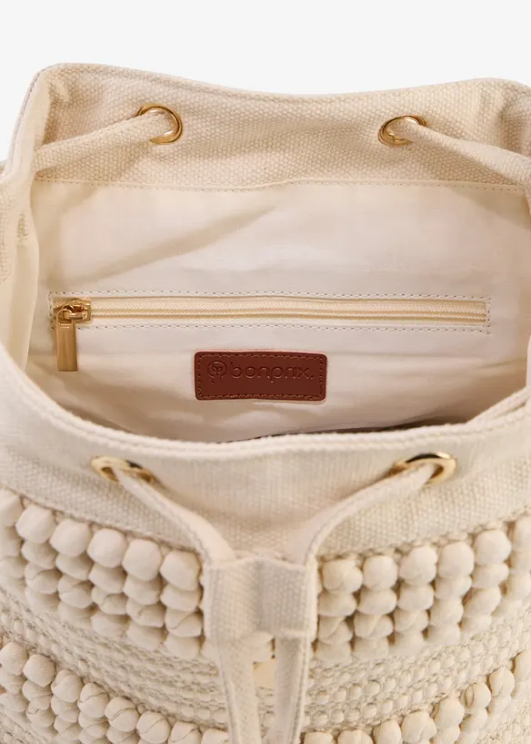 Sac &agrave; dos en macram&eacute;, bonprix