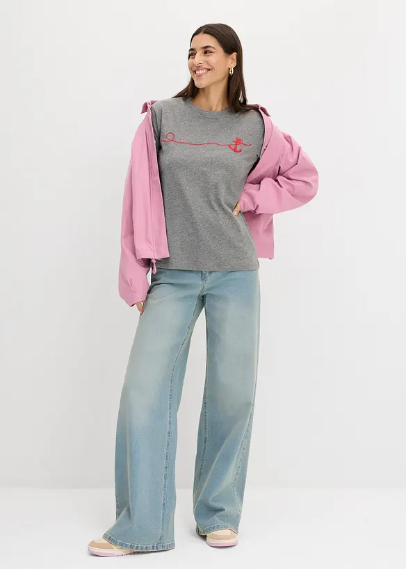 T-shirt brod&eacute;, bonprix