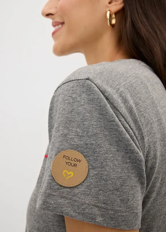 T-shirt brod&eacute;, bonprix