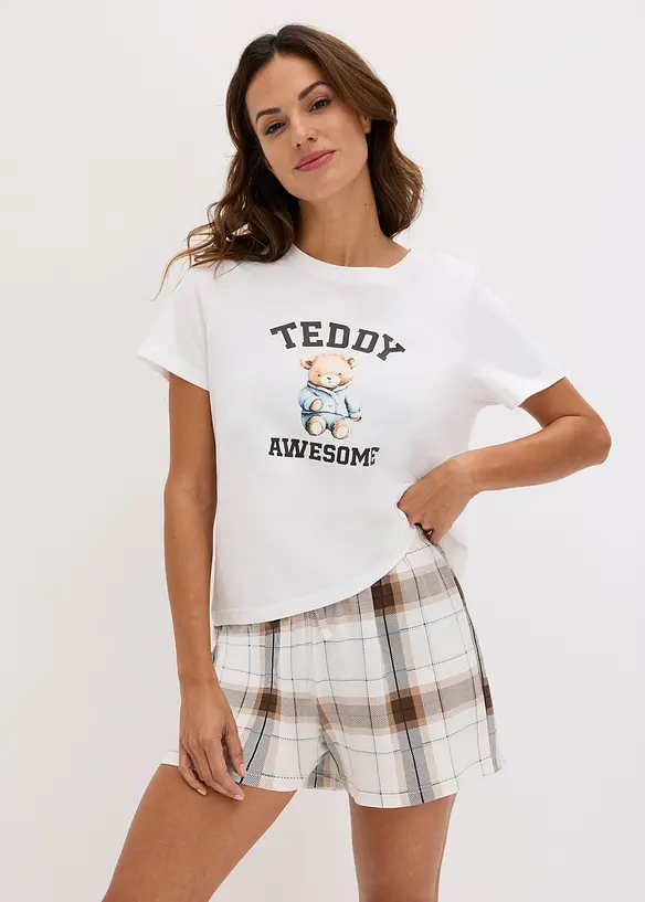 Pyjashort 100% coton, bonprix