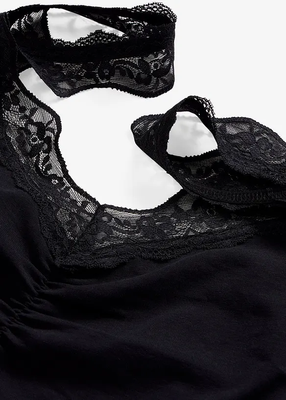 Nuisette &agrave; bretelles en dentelle, bonprix