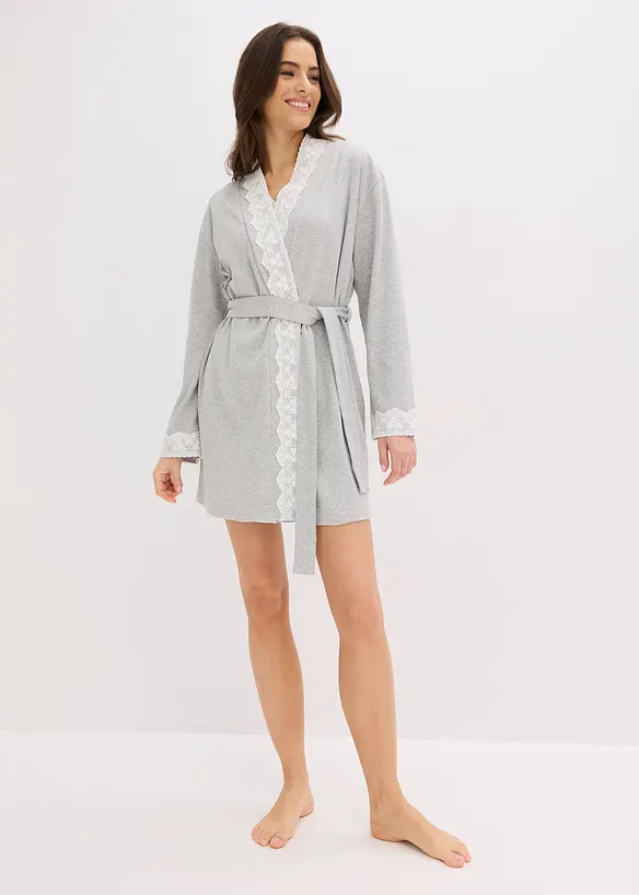 Kimono en coton c&ocirc;tel&eacute;, bonprix