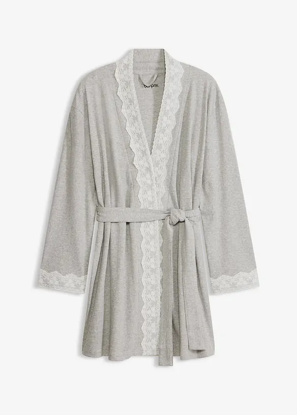 Kimono en coton c&ocirc;tel&eacute;, bonprix