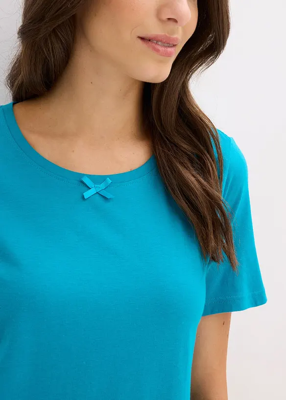 Chemise de nuit courte et douce, bonprix