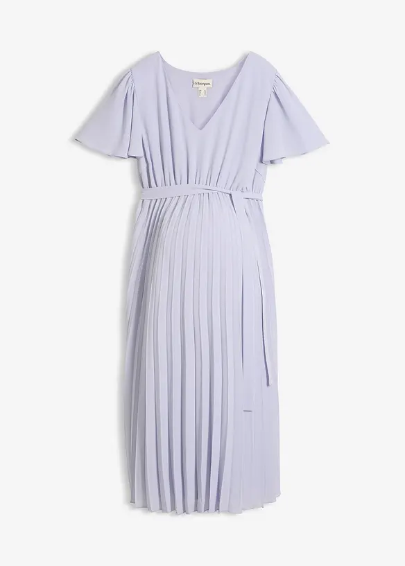 Robe de grossesse en cr&ecirc;pe georgette, bonprix