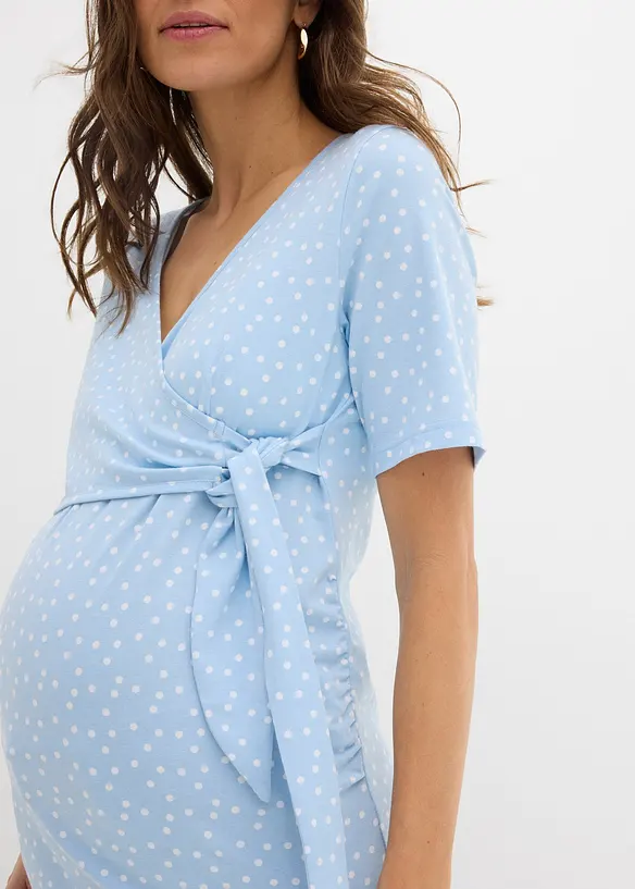 T-shirt cache-c&oelig;ur pour la grossesse et apr&egrave;s, bonprix