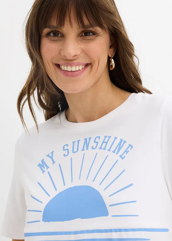 T-shirt de grossesse et d&rsquo;allaitement en coton, bonprix