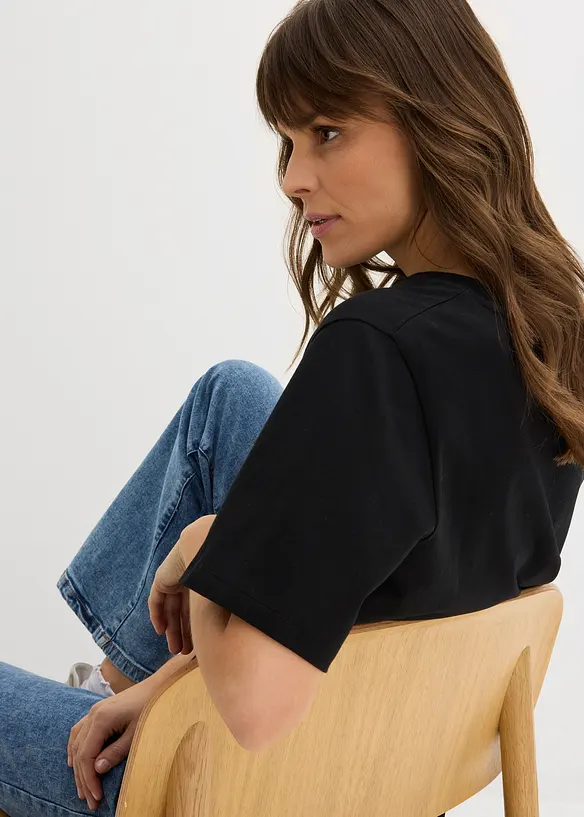 T-shirt de grossesse avec fonction d&rsquo;allaitement discr&egrave;te, bonprix