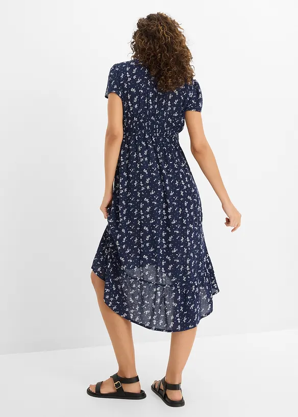 Robe de grossesse et d&rsquo;allaitement en cr&ecirc;pe, bonprix