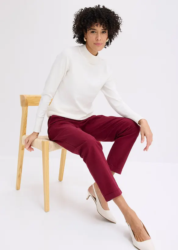 Pantalon en lin m&eacute;lang&eacute;, bonprix