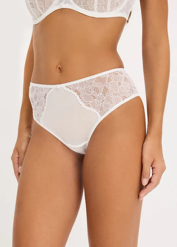 Lot de 2 culottes &agrave; dentelle, bonprix