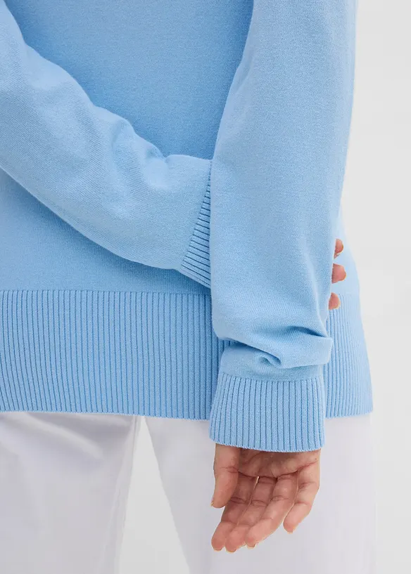 Gilet boutonn&eacute; en maille fine, bonprix