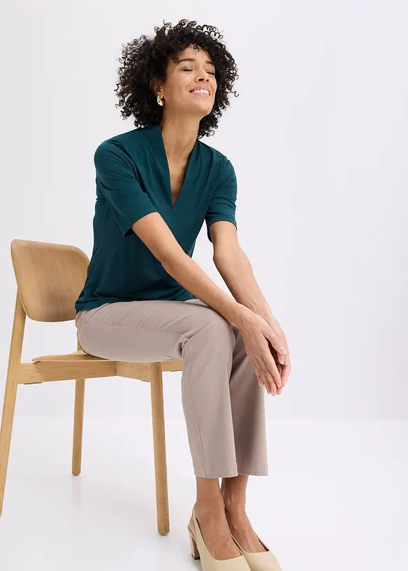 Pantalon en bengaline extensible, bonprix