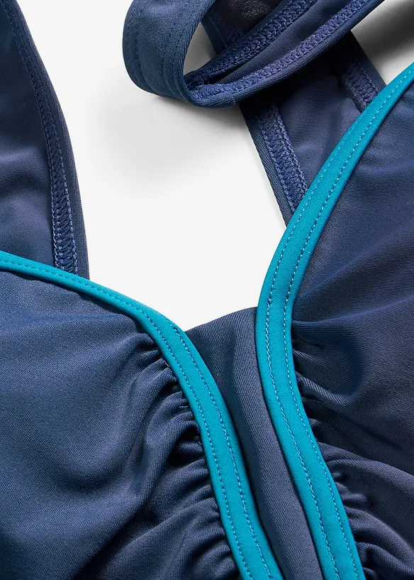 Maillot 1 pi&egrave;ce &agrave; passepoil, bonprix