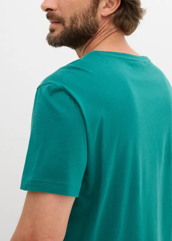 Lot de 3 T-shirts col V, bonprix