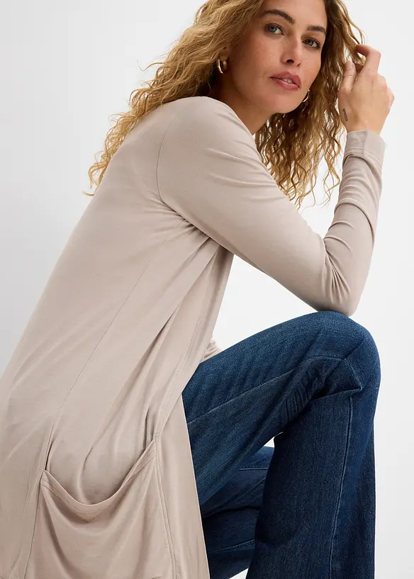 Gilet en jersey doux, bonprix