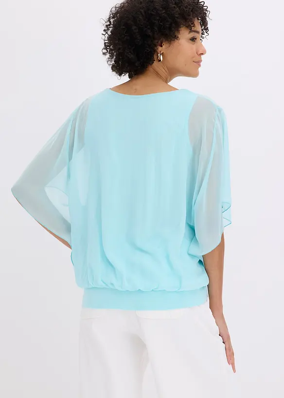 Blouse en mousseline, bonprix