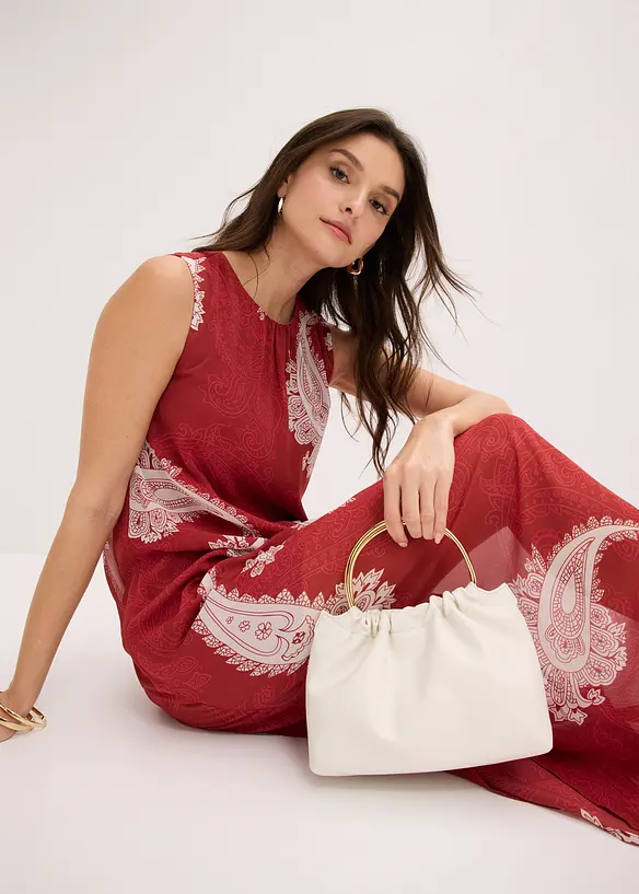 Robe longue en mousseline, bonprix