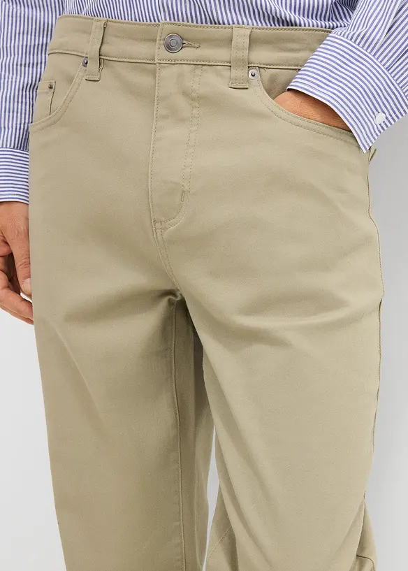 Pantalon droit et extensible, coupe classique, bonprix