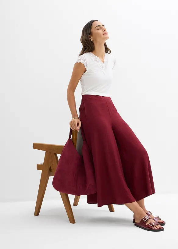 T-shirt doux en viscose extensible, bonprix