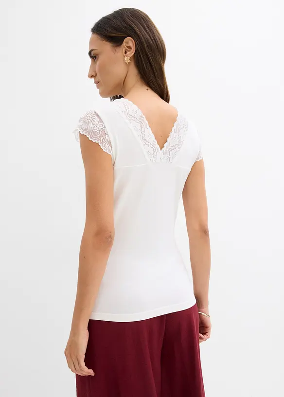 T-shirt doux en viscose extensible, bonprix