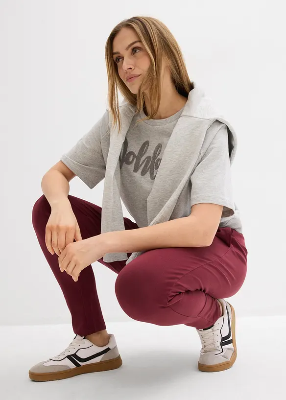 Pantalon en jersey coton, bonprix