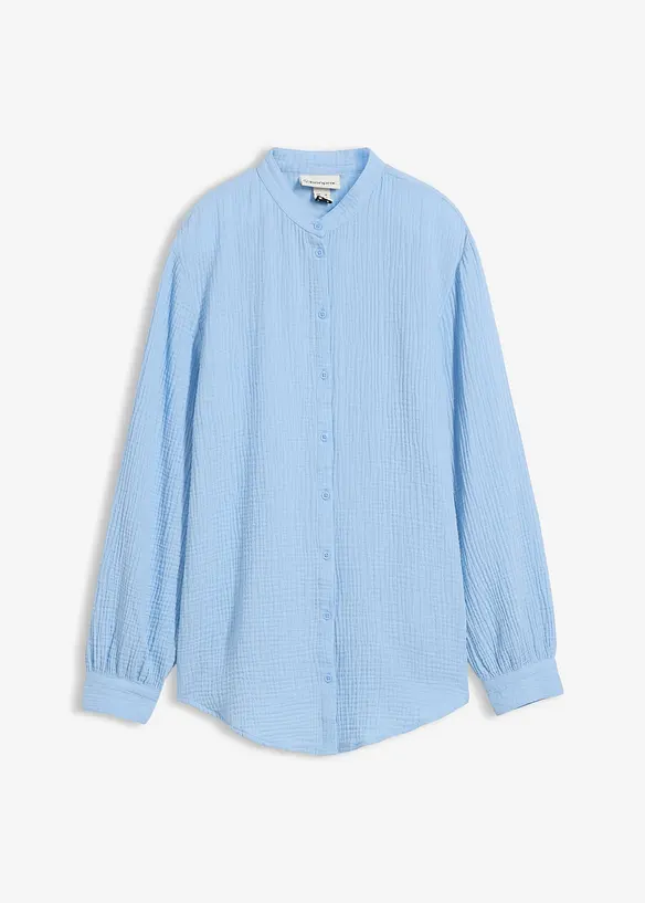 Chemisier long en gaze de coton, bonprix