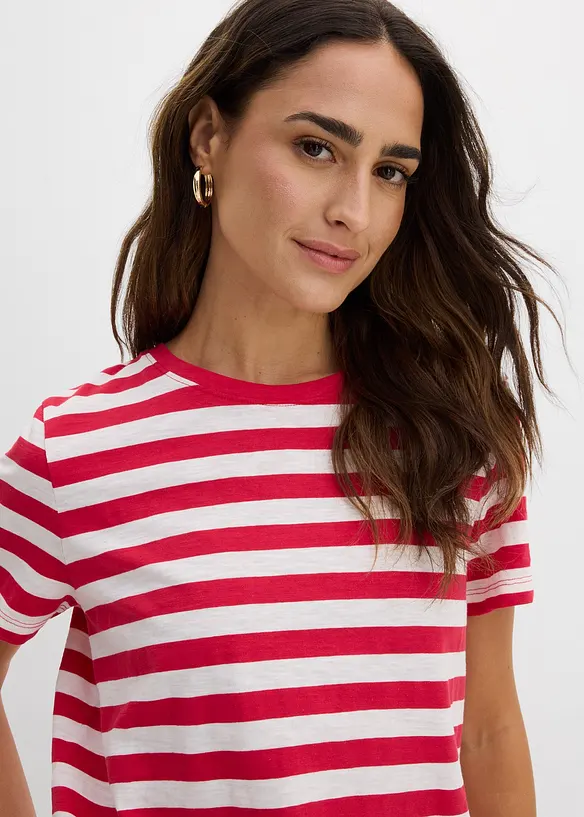 T-shirts col rond en coton, bonprix