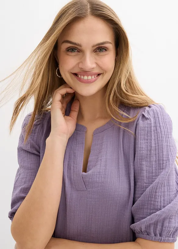 Robe en gaze de coton, bonprix