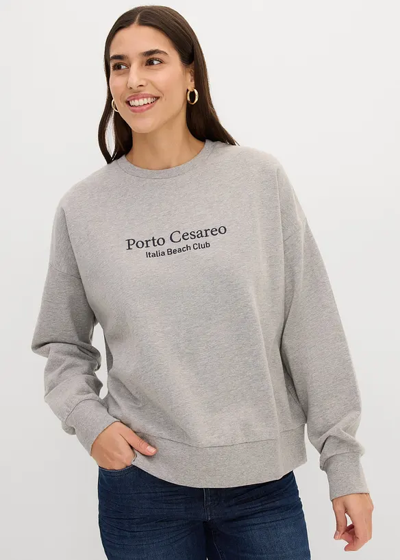 Sweat oversize avec broderie, bonprix