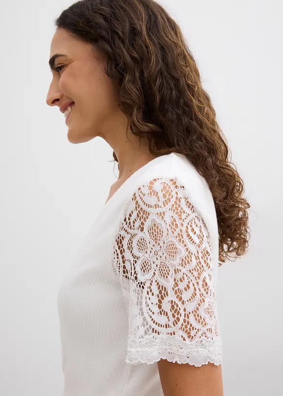 T-shirt en coton c&ocirc;tel&eacute;, bonprix