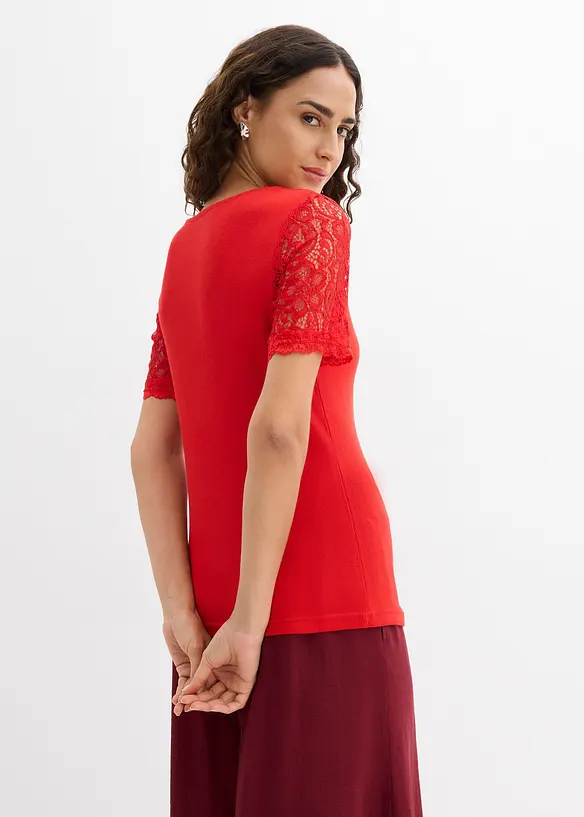 T-shirt en coton c&ocirc;tel&eacute;, bonprix