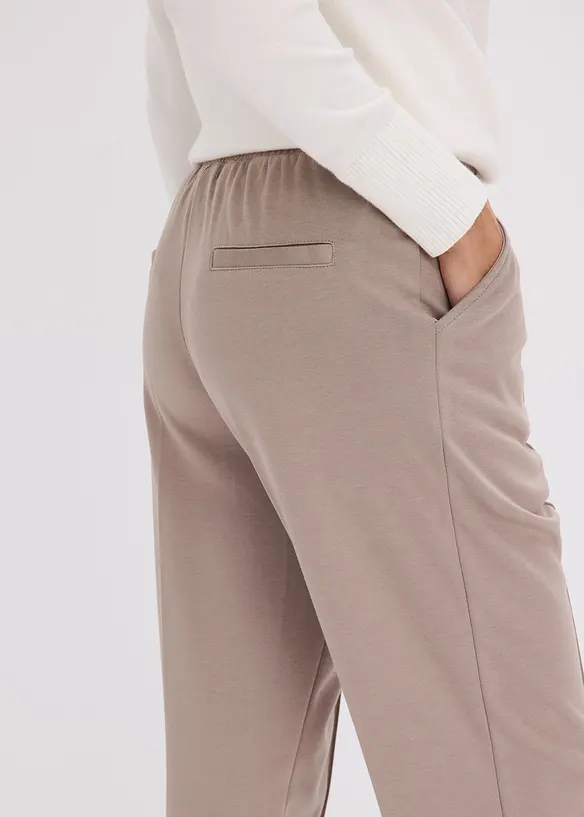 Pantalon &eacute;lastiqu&eacute; avec nervures devant, bonprix