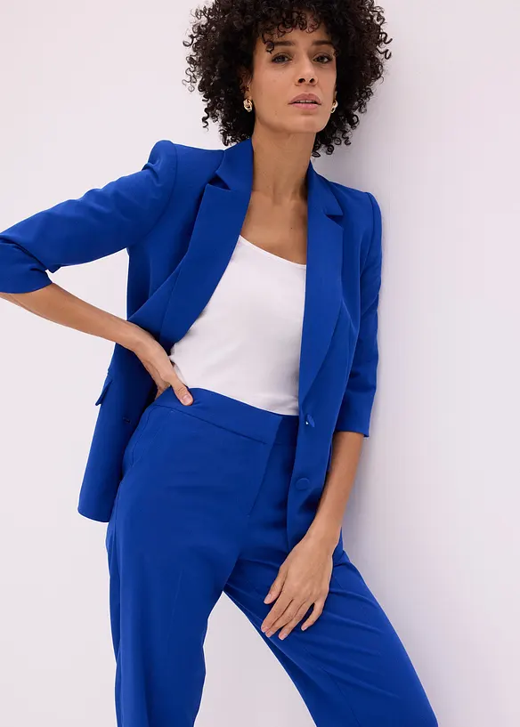 Pantalon 3/4 droit, fendu en bas, bonprix