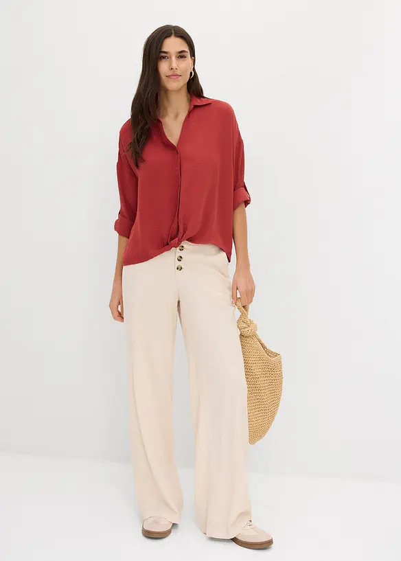 Chemisier en cr&ecirc;pe l&eacute;ger, bonprix