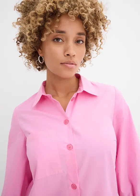 Robe-chemise l&eacute;g&egrave;re en coton, bonprix