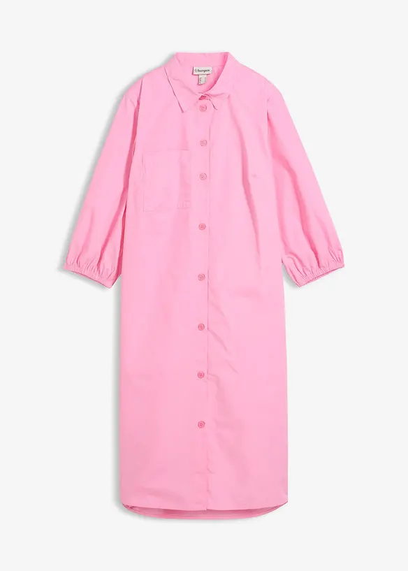 Robe-chemise l&eacute;g&egrave;re en coton, bonprix