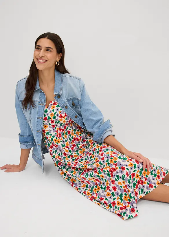 Robe en jersey coton et viscose, bonprix