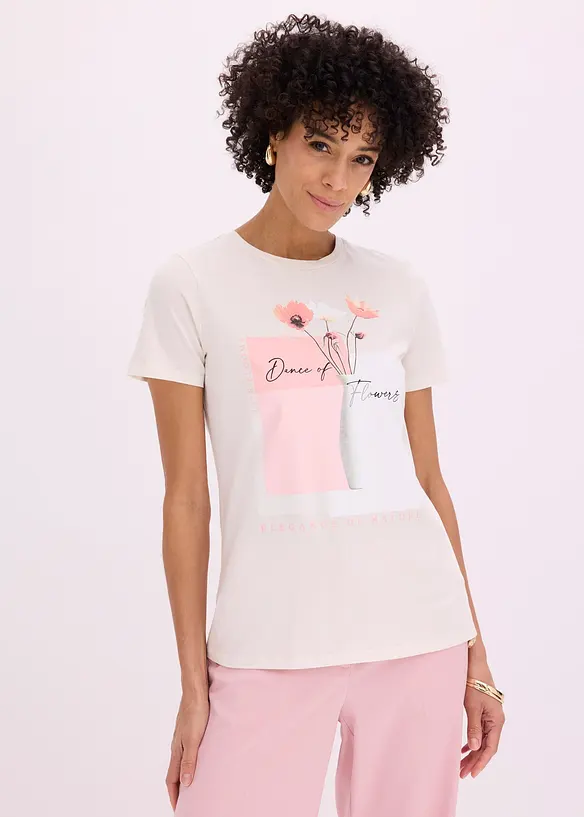 T-shirt en coton, bonprix