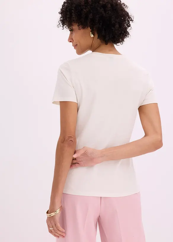 T-shirt en coton, bonprix