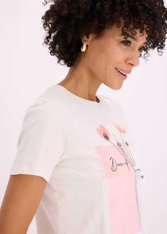 T-shirt en coton, bonprix